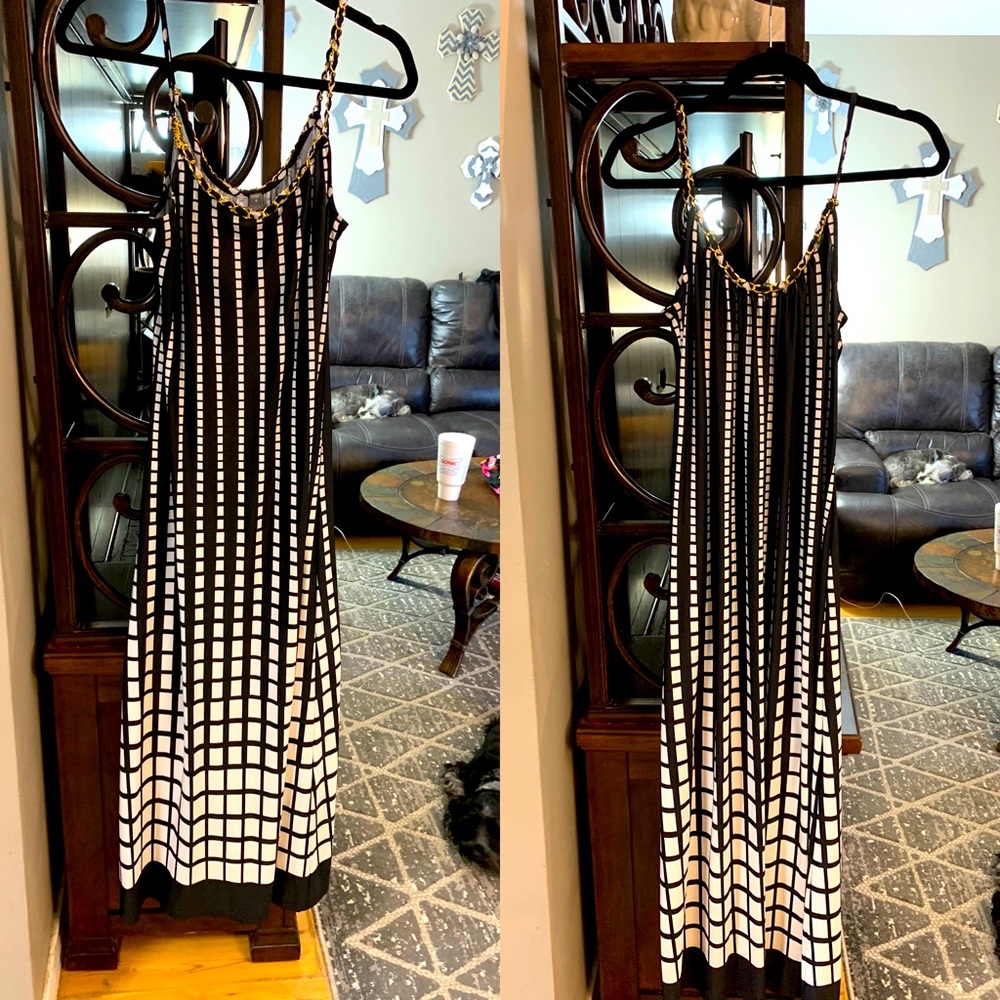 Roz & Aly Maxi dress with chain details